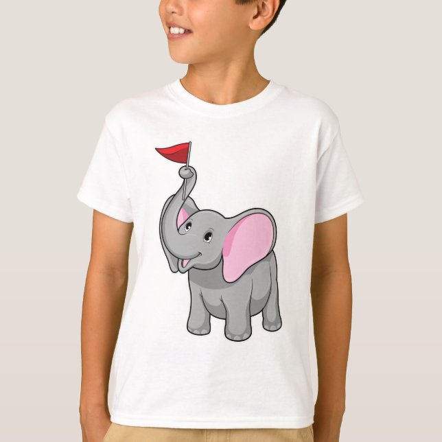 Camiseta Elefante com Sinalizador (Frente)