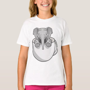 Camiseta Elefante com Taça