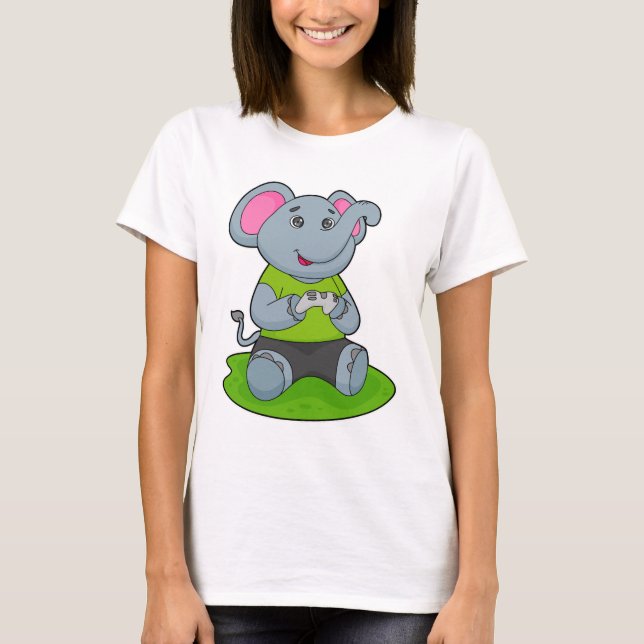 Camiseta Elefante como Jogador (Frente)
