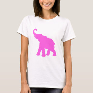 Camiseta Elefante cor-de-rosa