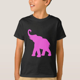 Camiseta Elefante cor-de-rosa
