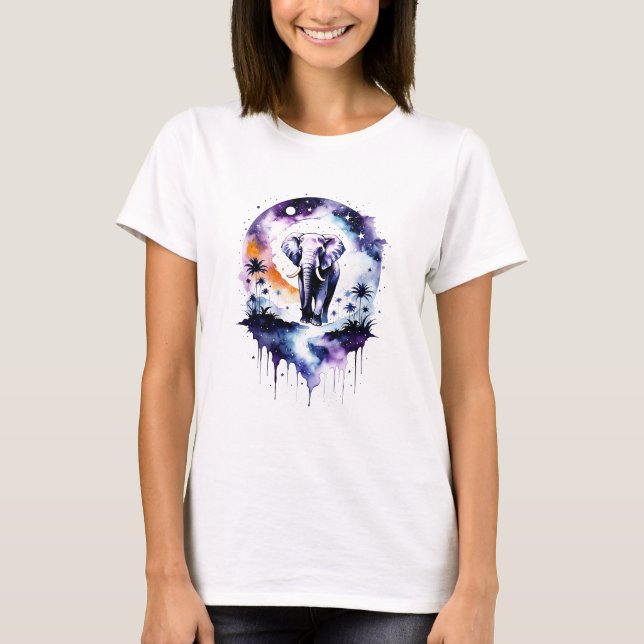 Camiseta Elefante Cósmico (Frente)