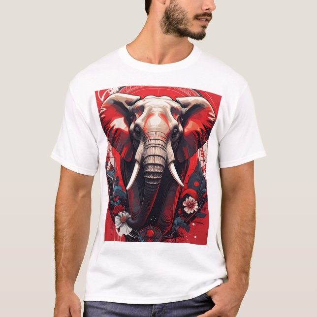 Camiseta Elefante Crimson Majesty (Frente)
