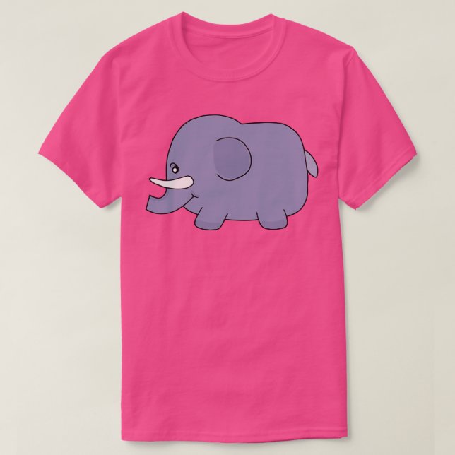 Camiseta Elefante Cute (Frente do Design)