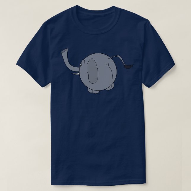 Camiseta Elefante Cute Chubby (Frente do Design)