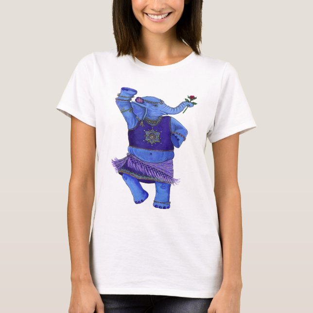 Camiseta Elefante da dança (Frente)