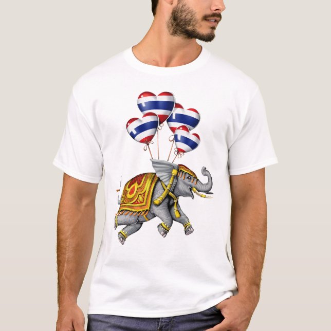 Camiseta Elefante da Tailândia (Frente)