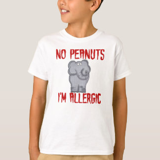 Camiseta Elefante de Alergia de Peanut