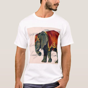 Camiseta Elefante de Circo Vintage