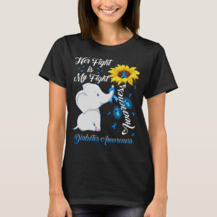 Camiseta Elefante De Girassol Sua Luta É Minha Luta Contra