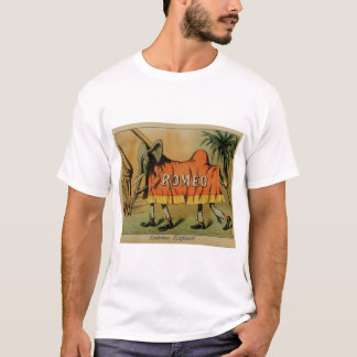 Camiseta Elefante de Imitação Vintage Retro Mágico