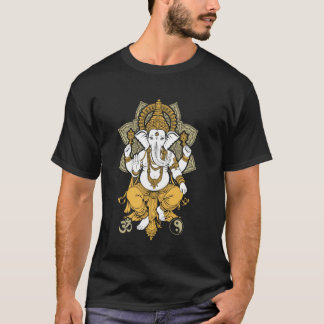 Camiseta Elefante de Ioga Deus Ganesh Ganesha Indiano Om Yi