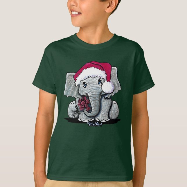 Camiseta Elefante de Natal (Frente)