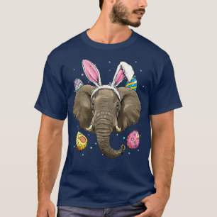 Camiseta Elefante de Páscoa Engraçado da Páscoa Bunny El