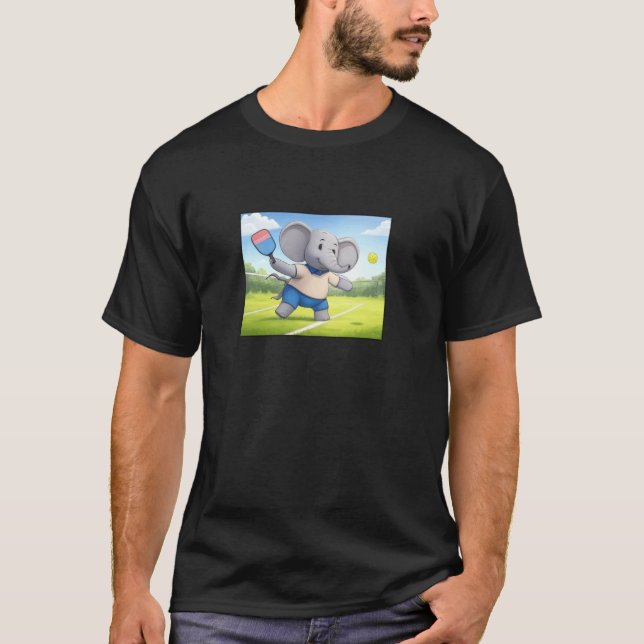 Camiseta Elefante de Picles de Paquiderme (Frente)