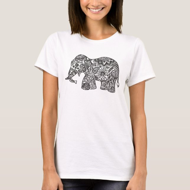 Camiseta Elefante de Porodle (Frente)