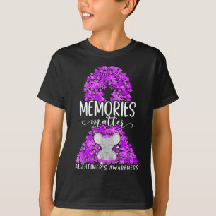 Camiseta Elefante de suporte à consciência de demência de H