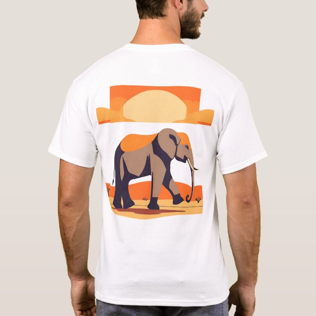 Camiseta Elefante Design 3 (Verso)