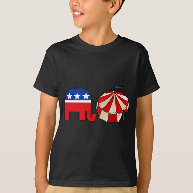 Camiseta Elefante do Circo Republicano (Frente)