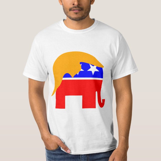 Camiseta Elefante do trunfo (Frente)