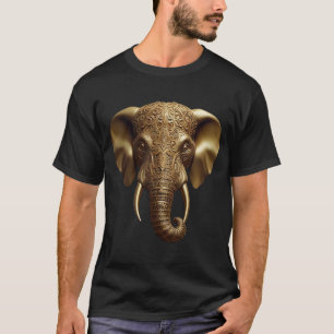 Camiseta Elefante Dourado