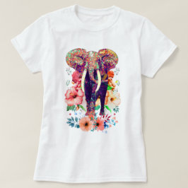 Camiseta elefante e fumante
