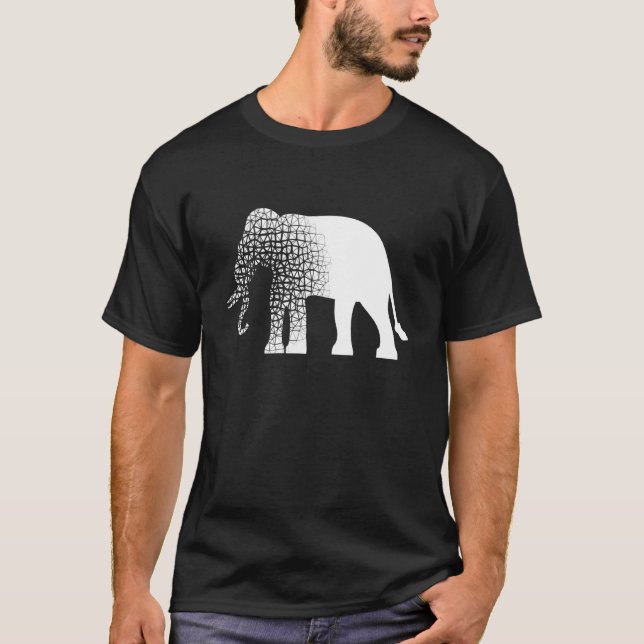 Camiseta Elefante Elefante Crianças Elefante Elefante (Frente)