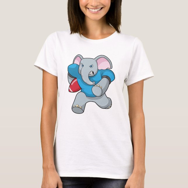 Camiseta Elefante em Futebol com Equipamento (Frente)