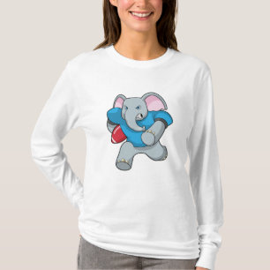 Camiseta Elefante em Futebol com Equipamento