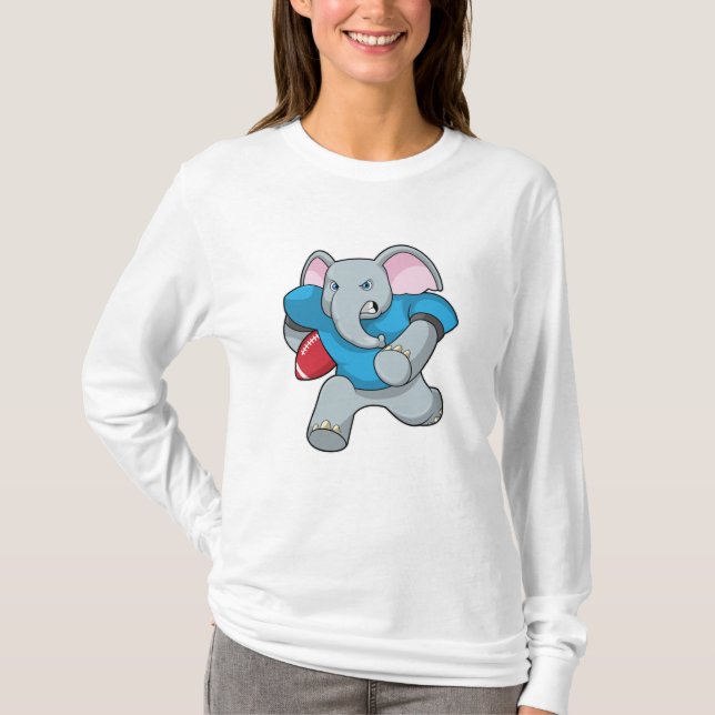 Camiseta Elefante em Futebol com Equipamento (Frente)