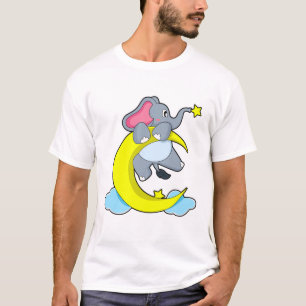 Camiseta Elefante em Nuvens