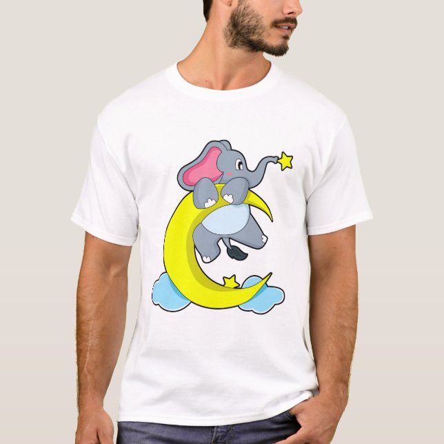 Camiseta Elefante em Nuvens (Frente)