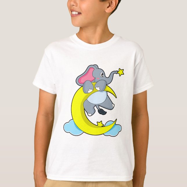 Camiseta Elefante em Nuvens (Frente)