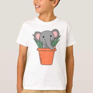 Camiseta Elefante Em Plantas Blumentop Funny Elephant