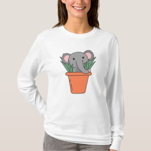 Camiseta Elefante Em Plantas Blumentop Funny Elephant
