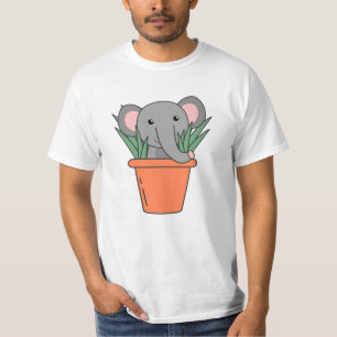 Camiseta Elefante Em Plantas Blumentop Funny Elephant