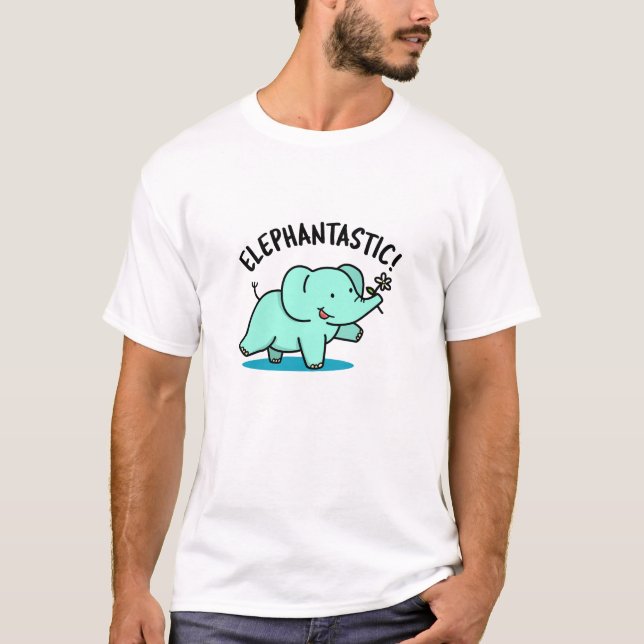 Camiseta Elefante Engraçado Elefante Elefante (Frente)