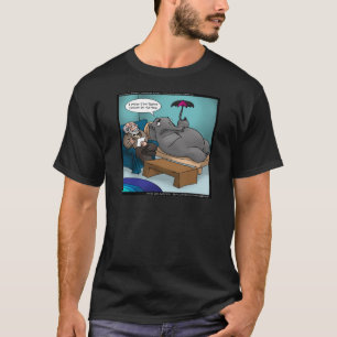 Camiseta Elefante Engraçado em Terapia