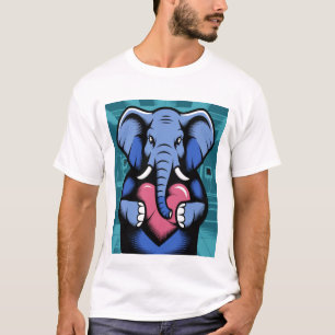 Camiseta Elefante estilizado