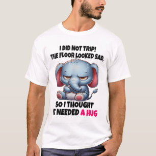 Camiseta Elefante, Eu Não Viajei O Chão Parecia Triste, Ent