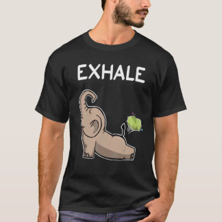 Camiseta Elefante Exala Yoga Elefante
