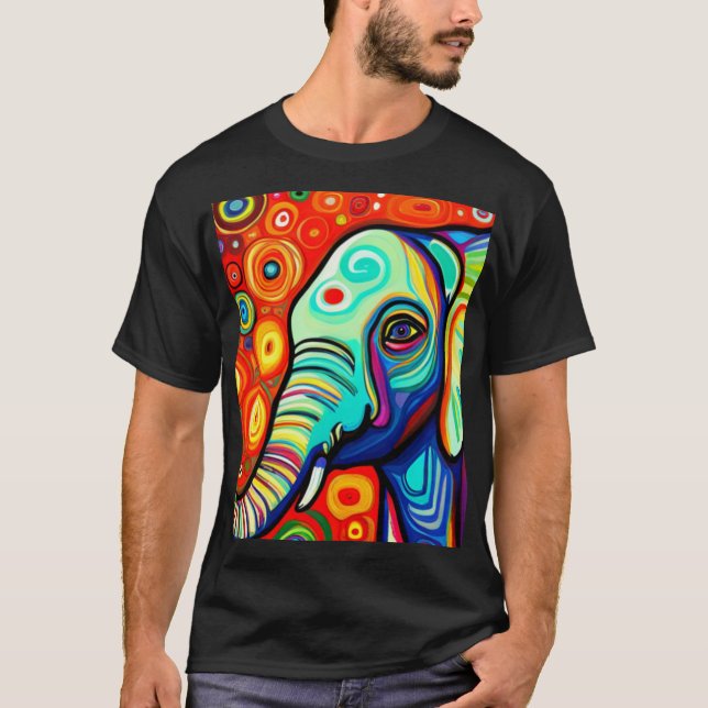 Camiseta Elefante excêntrico (Frente)