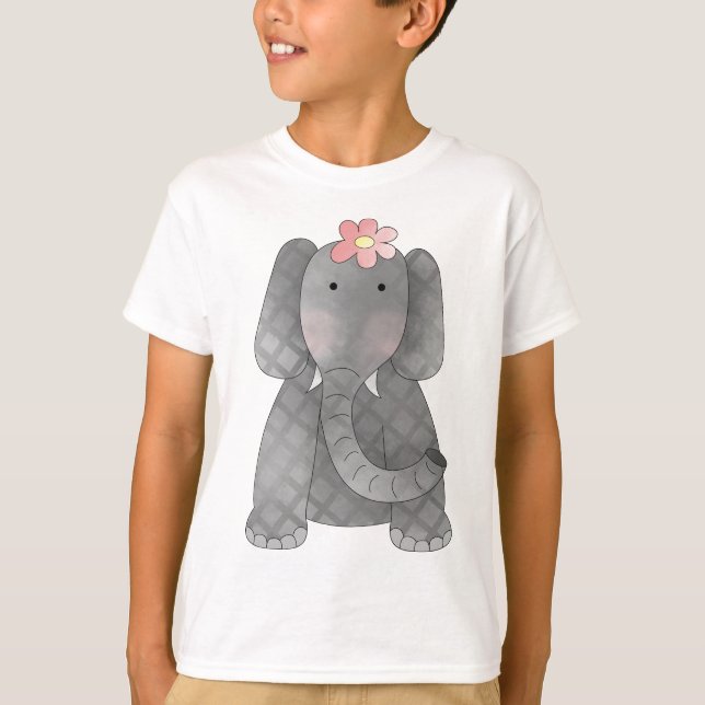 Camiseta Elefante fêmea (Frente)