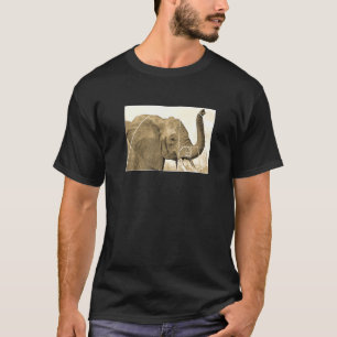 Camiseta Elefante Fibonacci Spiral para Razão do Ouro Matem