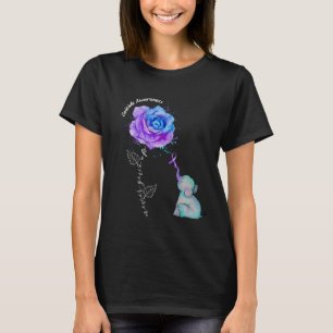 Camiseta Elefante Flor para Prevenção ao Suicídio