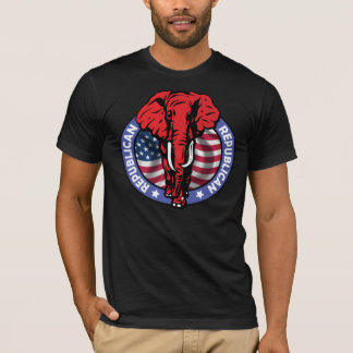 Camiseta Elefante forte, republicano