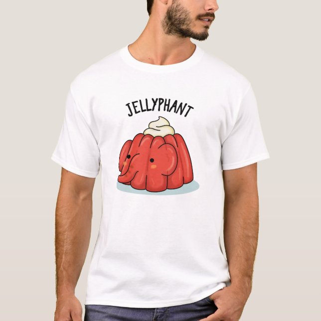 Camiseta Elefante Funny Elefante Jelly Pun (Frente)