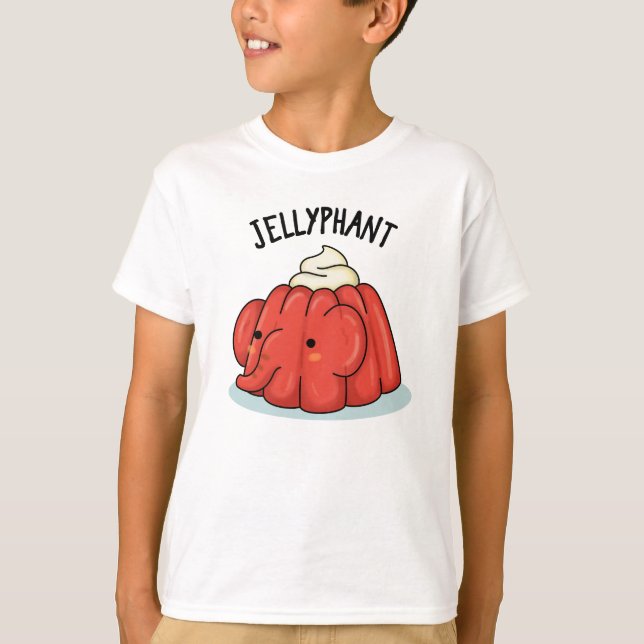 Camiseta Elefante Funny Elefante Jelly Pun (Frente)