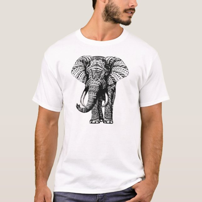 Camiseta elefante grande (Frente)