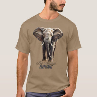 Camiseta Elefante Grande Animal